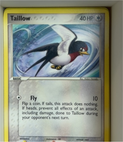 2005 Pokemon EX Deoxys #80 Taillow — front