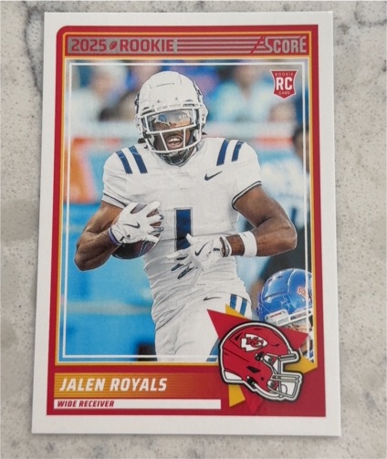 2025 Panini Score #8 Jalen Royals — front