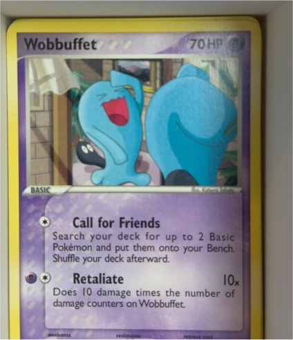 2006 Pokemon EX Holon Phantoms #56 Wobbuffet — front