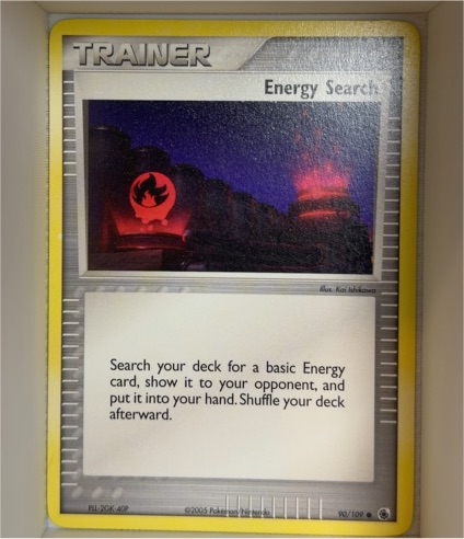 2005 Pokemon Ruby & Sapphire #90 Energy Search — front