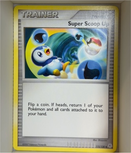 2007 Pokémon Diamond & Pearl #115 Super Scoop Up — front