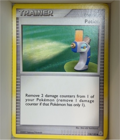 2007 Pokémon Diamond & Pearl #118 Potion — front