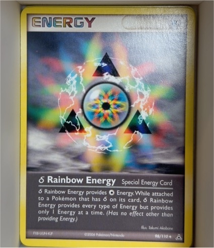 2006 Pokemon EX Holon Phantoms #98 Rainbow Energy — front