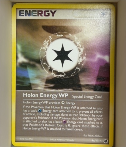 2006 Pokemon EX Dragon Frontiers #86 Holon Energy WP — front