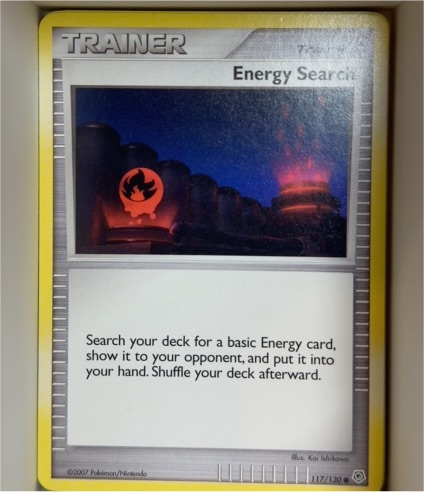 2007 Pokémon Diamond & Pearl #117 Energy Search — front
