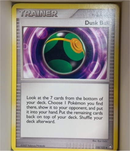 2007 Pokémon Majestic Dawn #80 Dusk Ball — front
