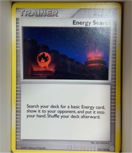 2007 Pokémon Diamond & Pearl #117 Energy Search — front
