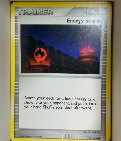 2007 Pokémon Diamond & Pearl #117 Energy Search — front