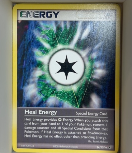2005 Pokémon EX Deoxys #94 Heal Energy — front
