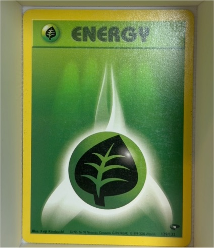 1999 Pokémon #129 Grass Energy — front