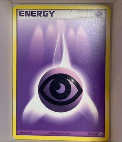 2005 Pokémon EX Ruby and Sapphire #107 Psychic Energy — front
