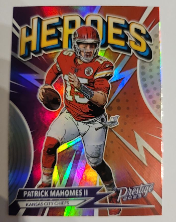 2023 Panini Prestige #H-1 Patrick Mahomes II Heroes — front