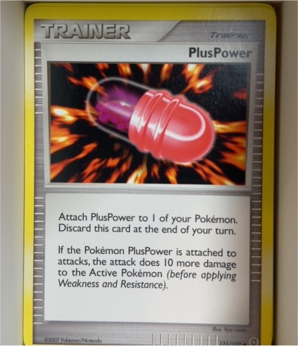 2007 Pokemon Diamond and Pearl Secret Wonders #121 PlusPower — front