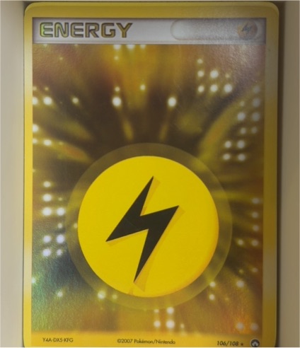 2007 Pokémon EX Power Keepers #106 Lightning Energy — front