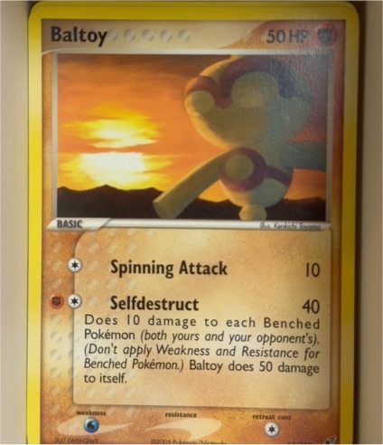 2005 EX Deoxys #53 Baltoy — front