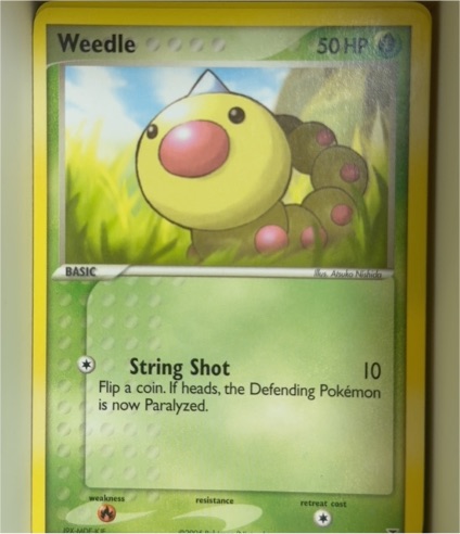 2005 EX Delta Species #87 Weedle — front