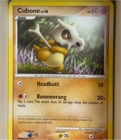 2008 Pokemon TCG Legends Awakened #90 Cubone — front