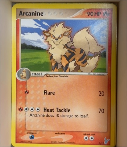 2004 Pokémon EX FireRed & LeafGreen #18 Arcanine — front