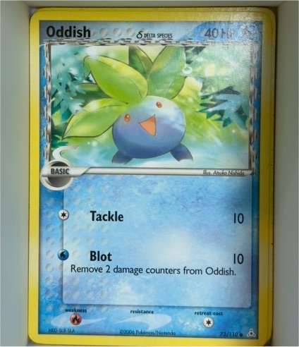 2006 Pokemon EX Holon Phantoms #73 Oddish — front