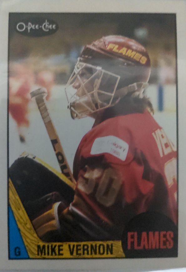 1987-88 O-Pee-Chee #230 Mike Vernon — front