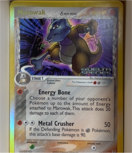 2005 Pokémon EX Delta Species #10 Marowak — front