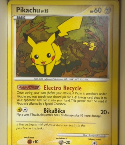 2007 Pokémon Diamond & Pearl Mysterious Treasures #94 Pikachu — front