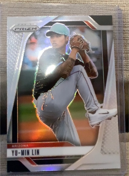 2025 Panini Prizm #178 Yu-Min Lin — front