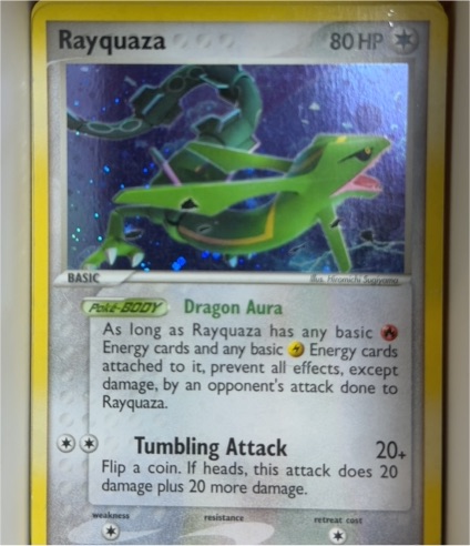 2005 EX Deoxys #22 Rayquaza — front