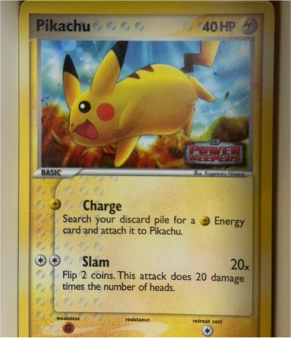 2007 Pokemon EX Power Keepers #57 Pikachu — front