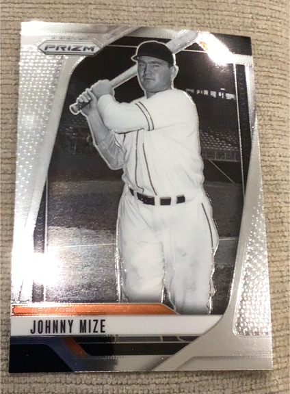 2025 Panini Prizm #113 Johnny Mize — front