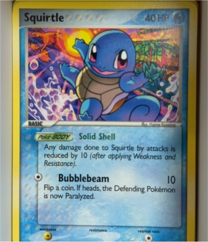 2006 Pokemon EX Crystal Guardians #64 Squirtle — front