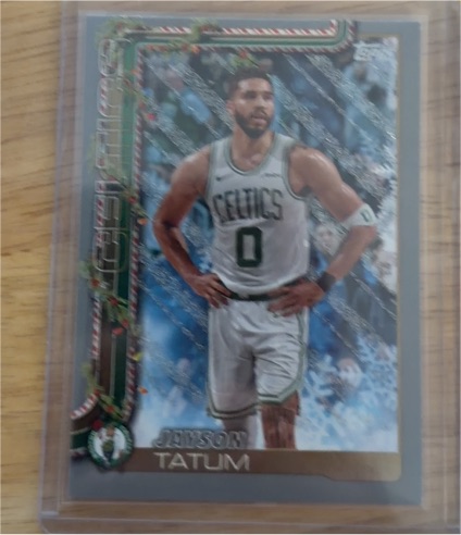 2025-26 Topps Holiday #H1 Jayson Tatum — front
