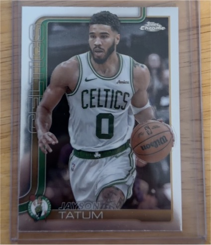 2025-26 Topps Chrome #49 Jayson Tatum — front