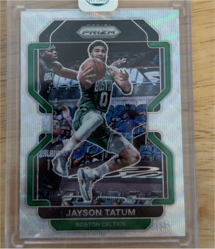 2021-22 Panini Prizm #13 Jayson Tatum — front