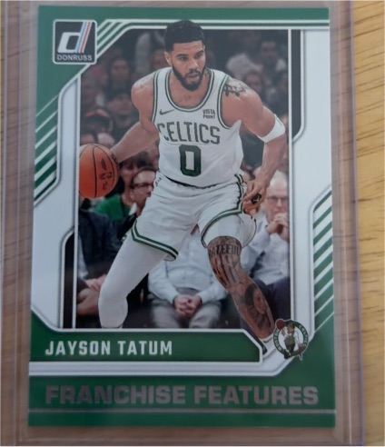 2024-25 Panini Donruss #6 Jayson Tatum Franchise Features — front