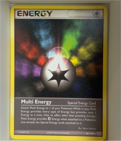 2005 Pokemon EX Emerald #89 Multi Energy — front