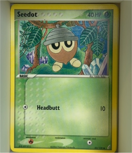 2006 EX Crystal Guardians #60 Seedot — front