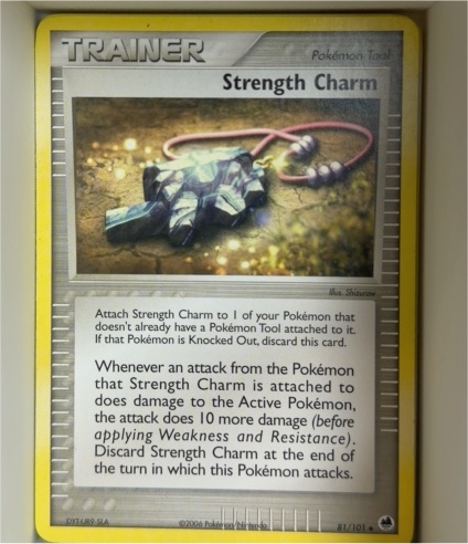 2006 Pokémon EX Dragon Frontiers #81 Strength Charm — front