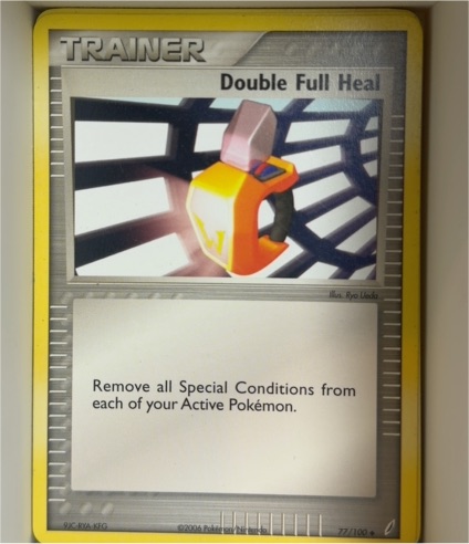 2006 Pokemon EX Crystal Guardians #77 Double Full Heal — front