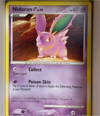 2007 Pokémon Secret Wonders #97 Nidoran ♂ — front