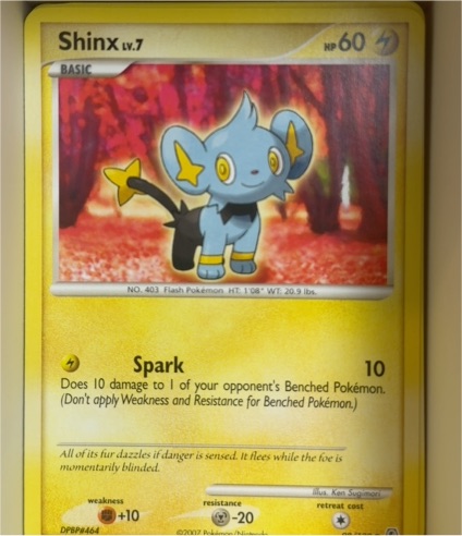 2007 Pokémon Diamond & Pearl #98 Shinx — front