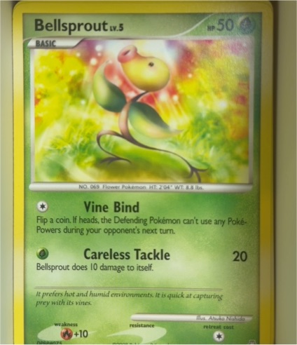 2008 Pokémon Diamond & Pearl Legends Awakened #85 Bellsprout — front