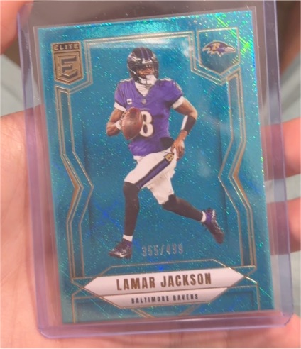 2025 Panini Donruss Elite #10 Lamar Jackson — front