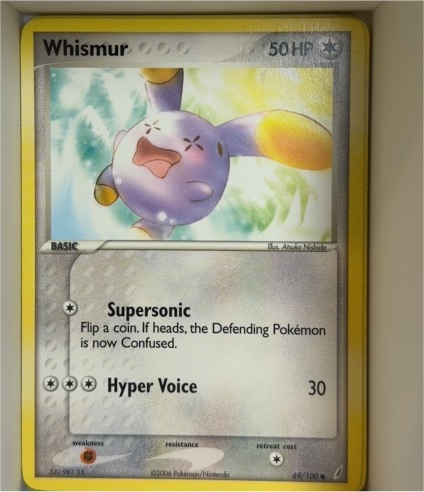 2006 Pokemon EX Crystal Guardians #69 Whismur — front