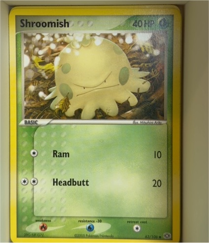 2005 EX Emerald #63 Shroomish — front