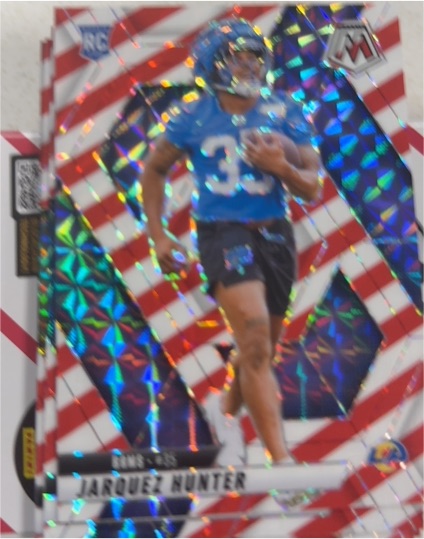 2025 Panini Mosaic #380 Jarquez Hunter — front