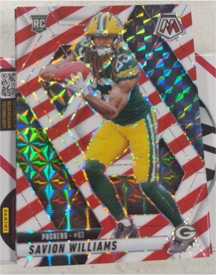 2025 Panini Mosaic #303 Savion Williams — front