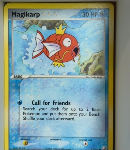 2004 Pokemon EX Team Rocket Returns #65 Magikarp — front