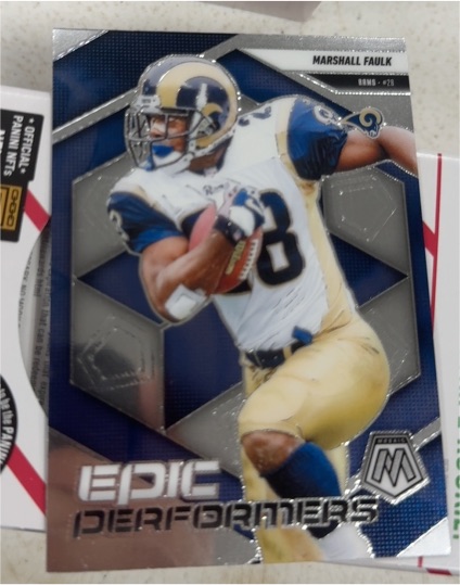 2025 Panini Mosaic #14 Marshall Faulk Epic Performers — front