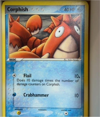 2006 EX Holon Phantoms #63 Corphish — front